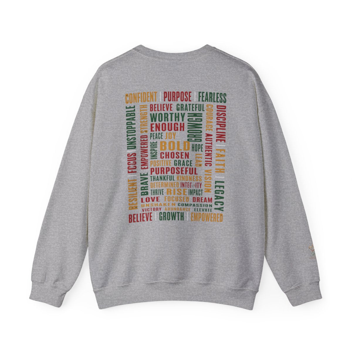 Speak Your Worth — Men's Empowerment Crewneck