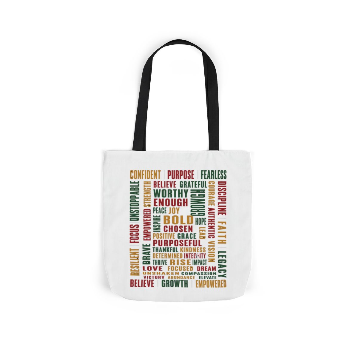 Speak Your Worth — Women's Canvas Logo Everyday Tote Bag