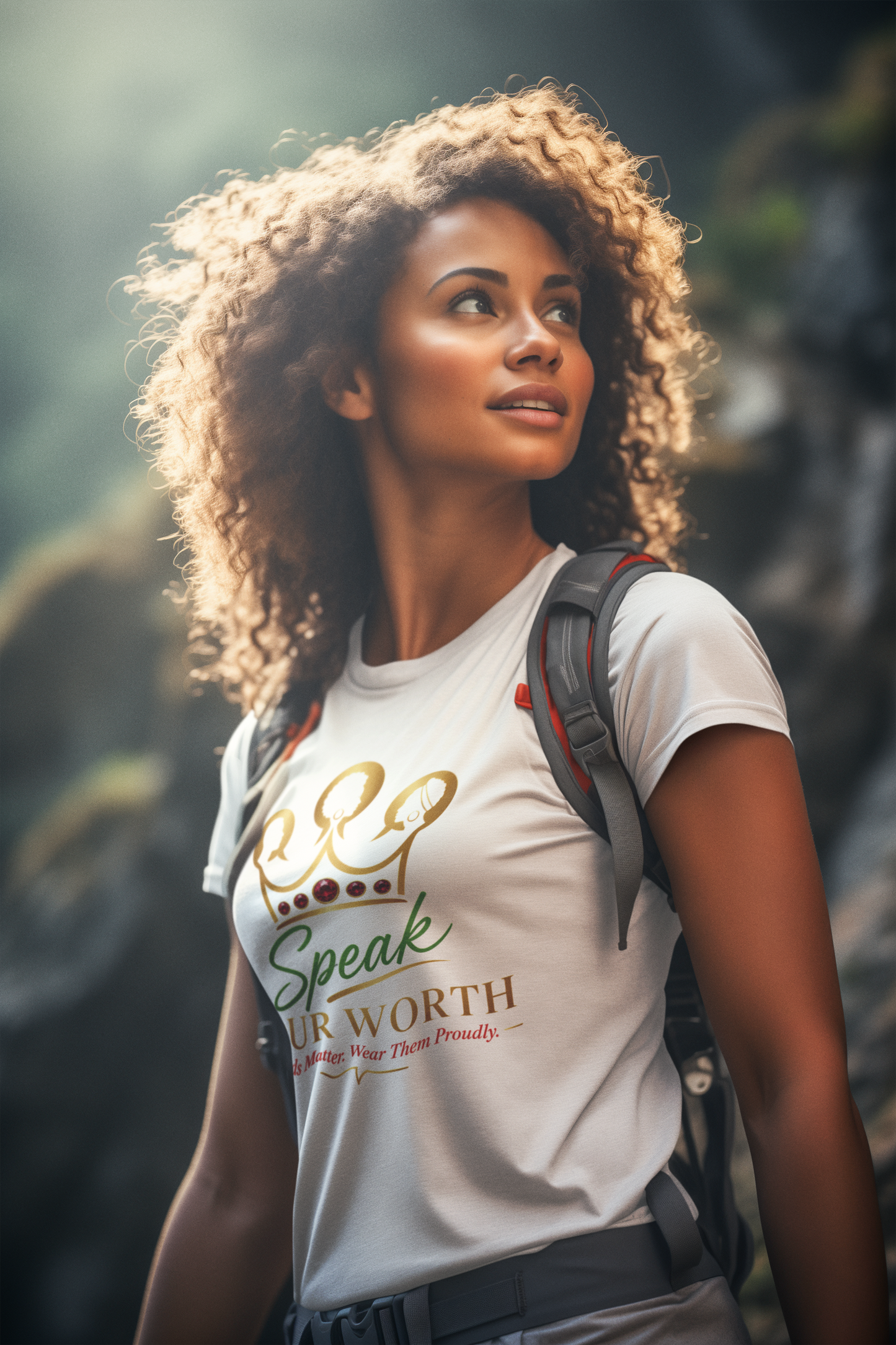 Speak Your Worth — Women's Signature Logo T-Shirt