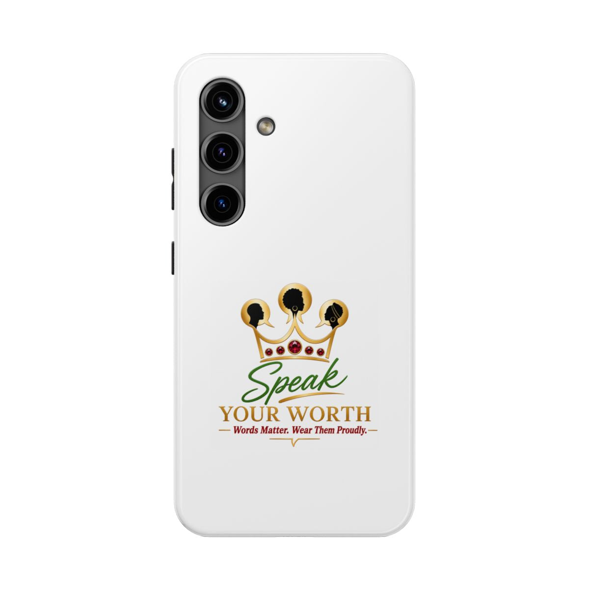 Speak Your Worth — Logo Graphic Phone Case