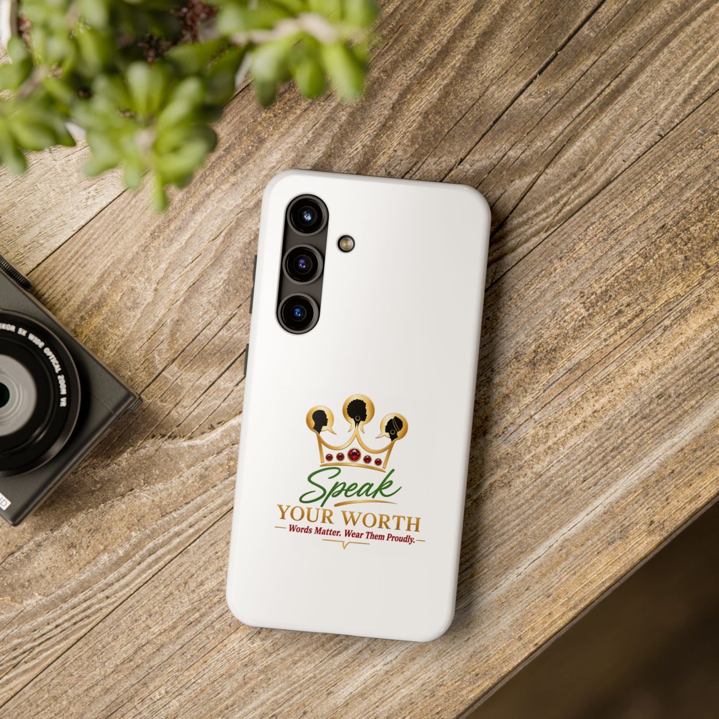 Speak Your Worth — Logo Graphic Phone Case
