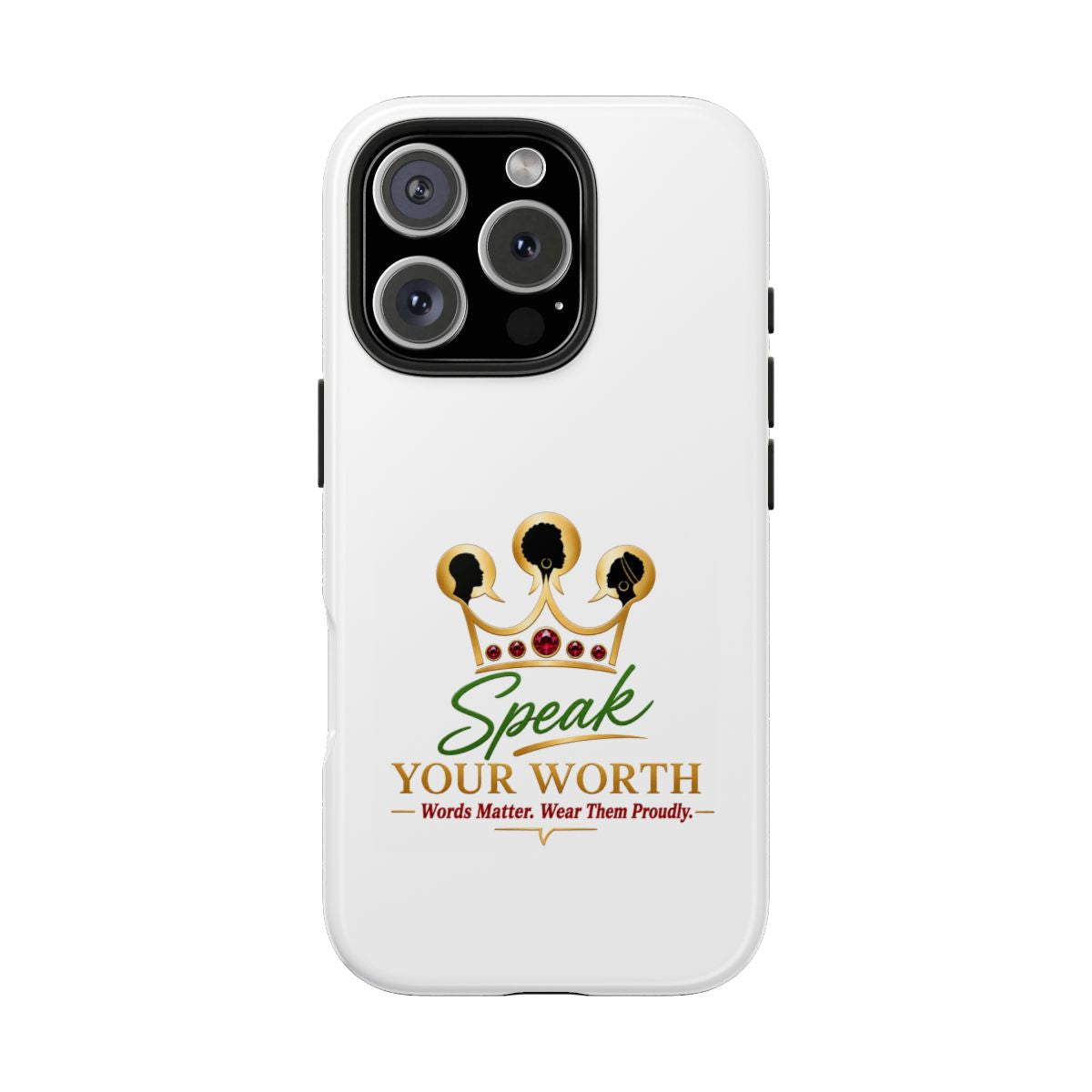 Speak Your Worth — Logo Graphic Phone Case