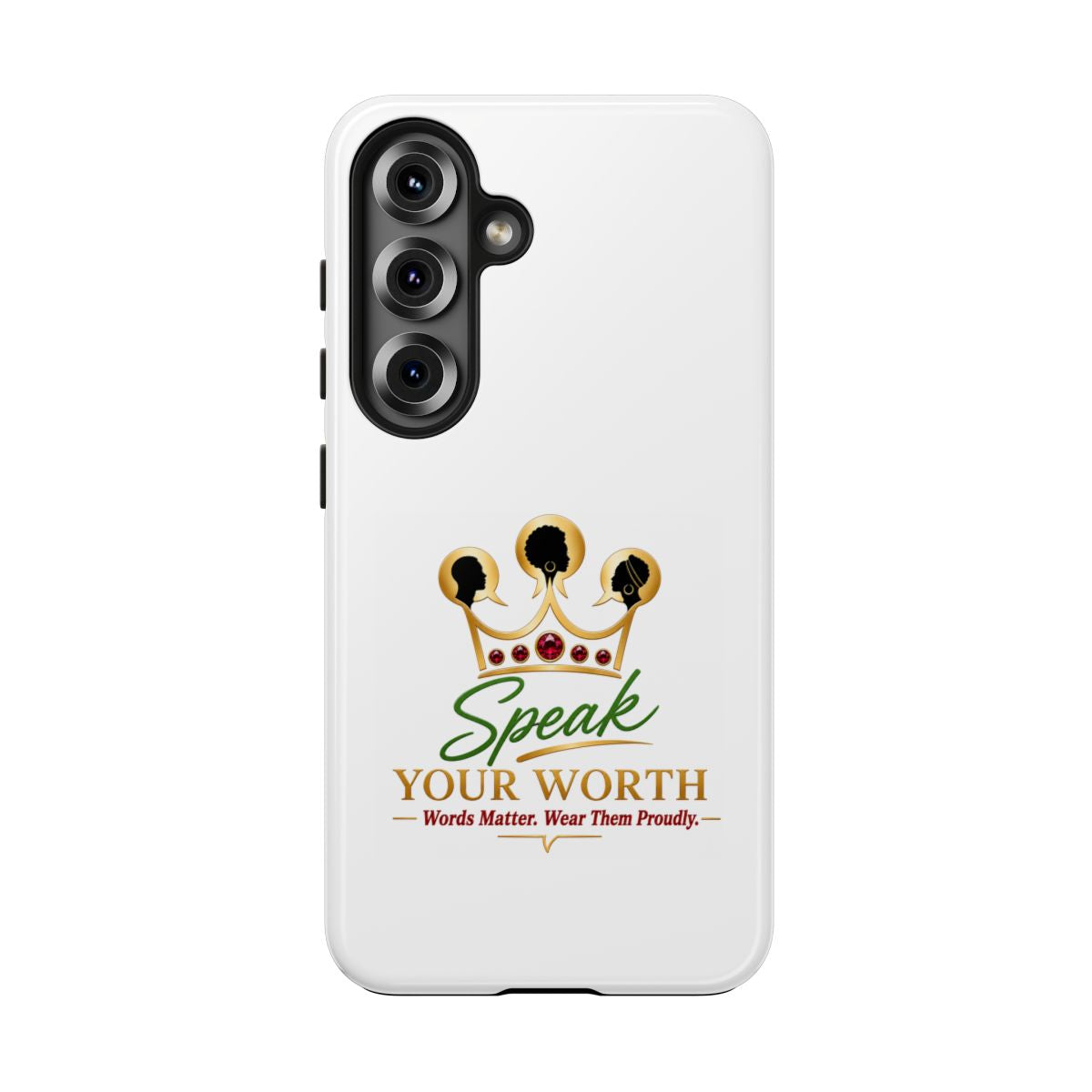 Speak Your Worth — Logo Graphic Phone Case