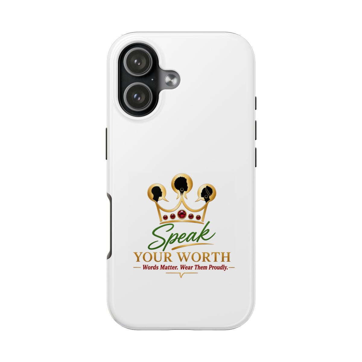 Speak Your Worth — Logo Graphic Phone Case