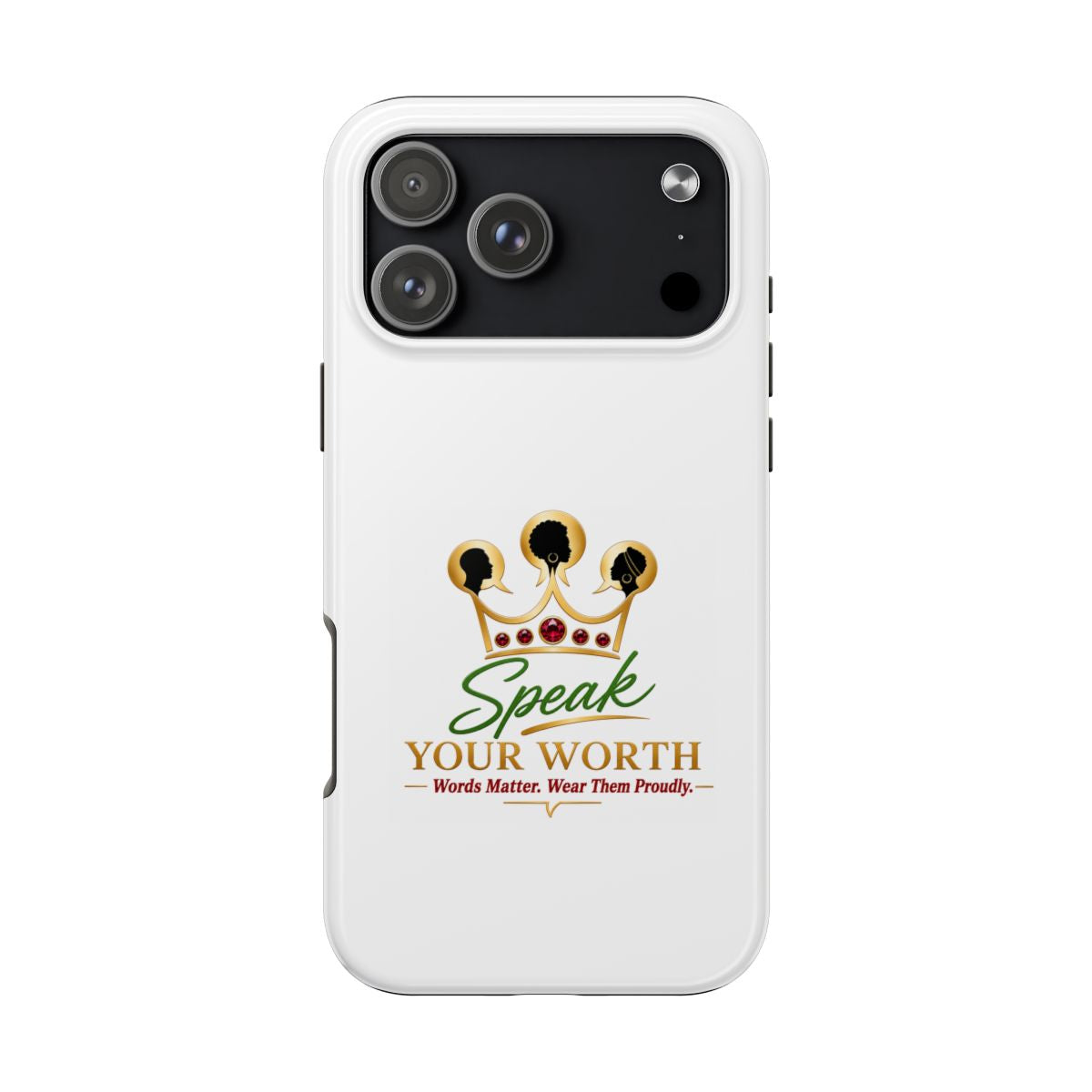 Speak Your Worth — Logo Graphic Phone Case
