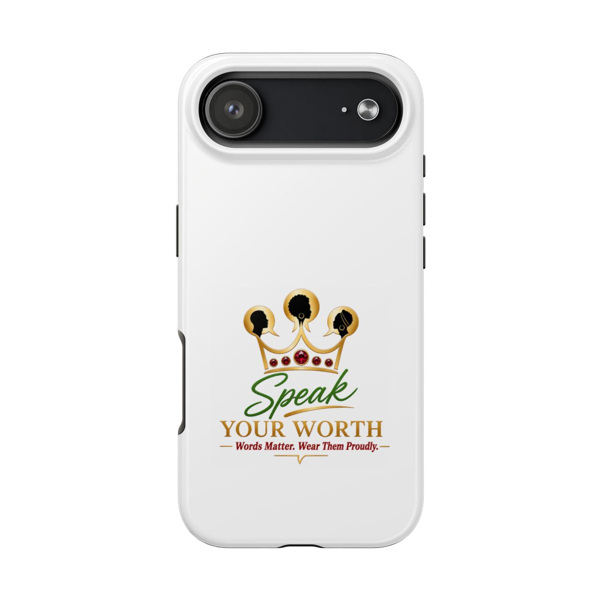 Speak Your Worth — Logo Graphic Phone Case