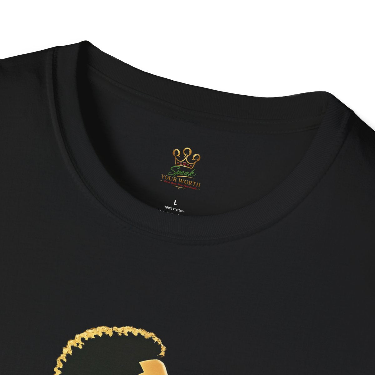 Speak Your Worth — Men's Confidence Graphic Tee