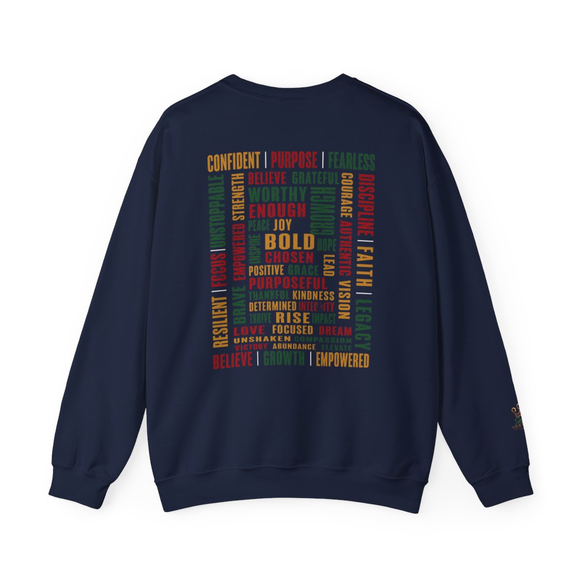 Speak Your Worth — Men's Empowerment Crewneck