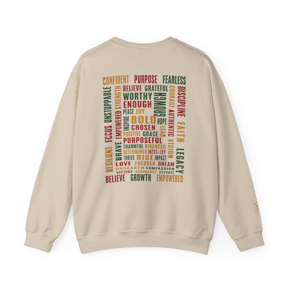 Speak Your Worth — Men's Empowerment Crewneck