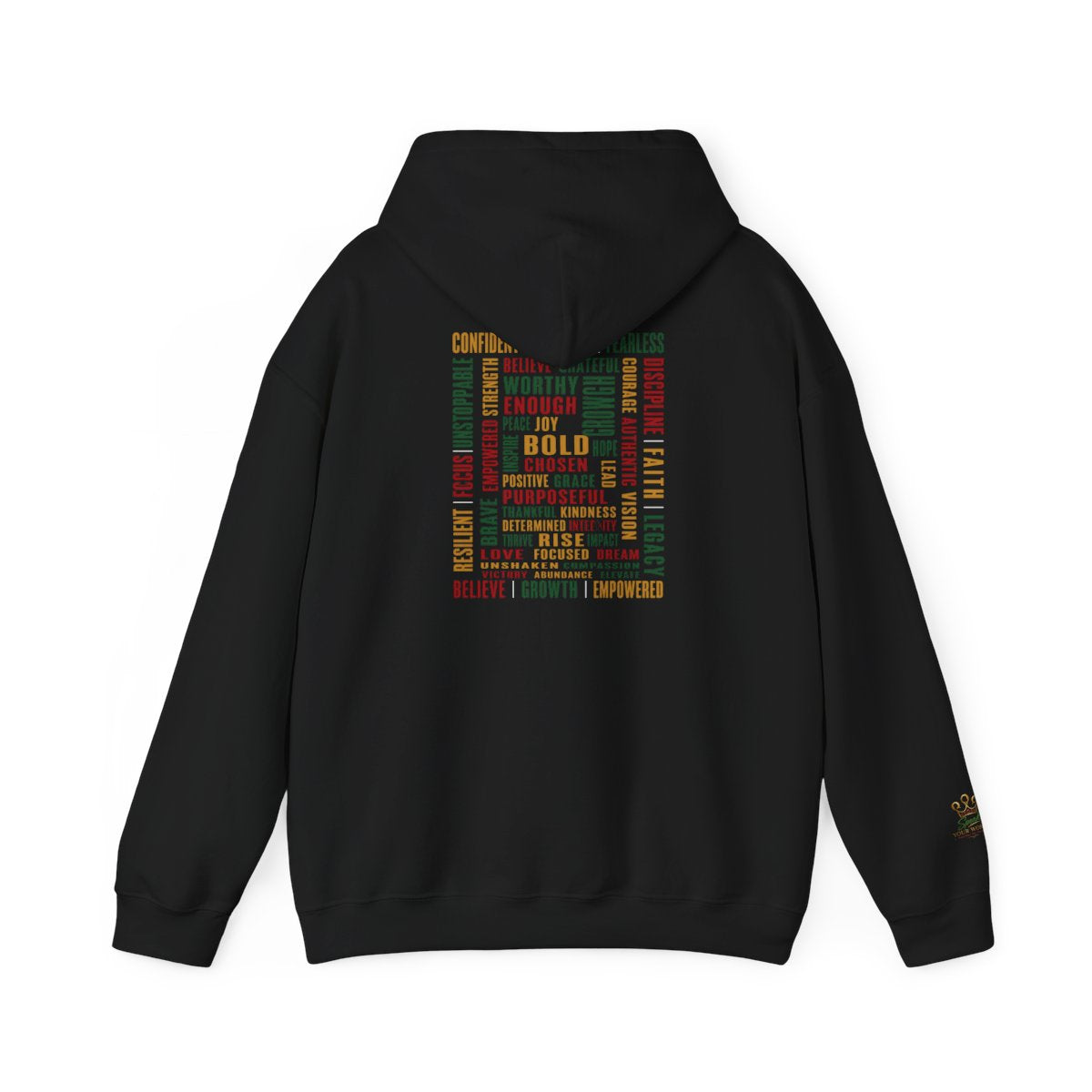 Speak Your Worth — Men's Empowerment Hoodie