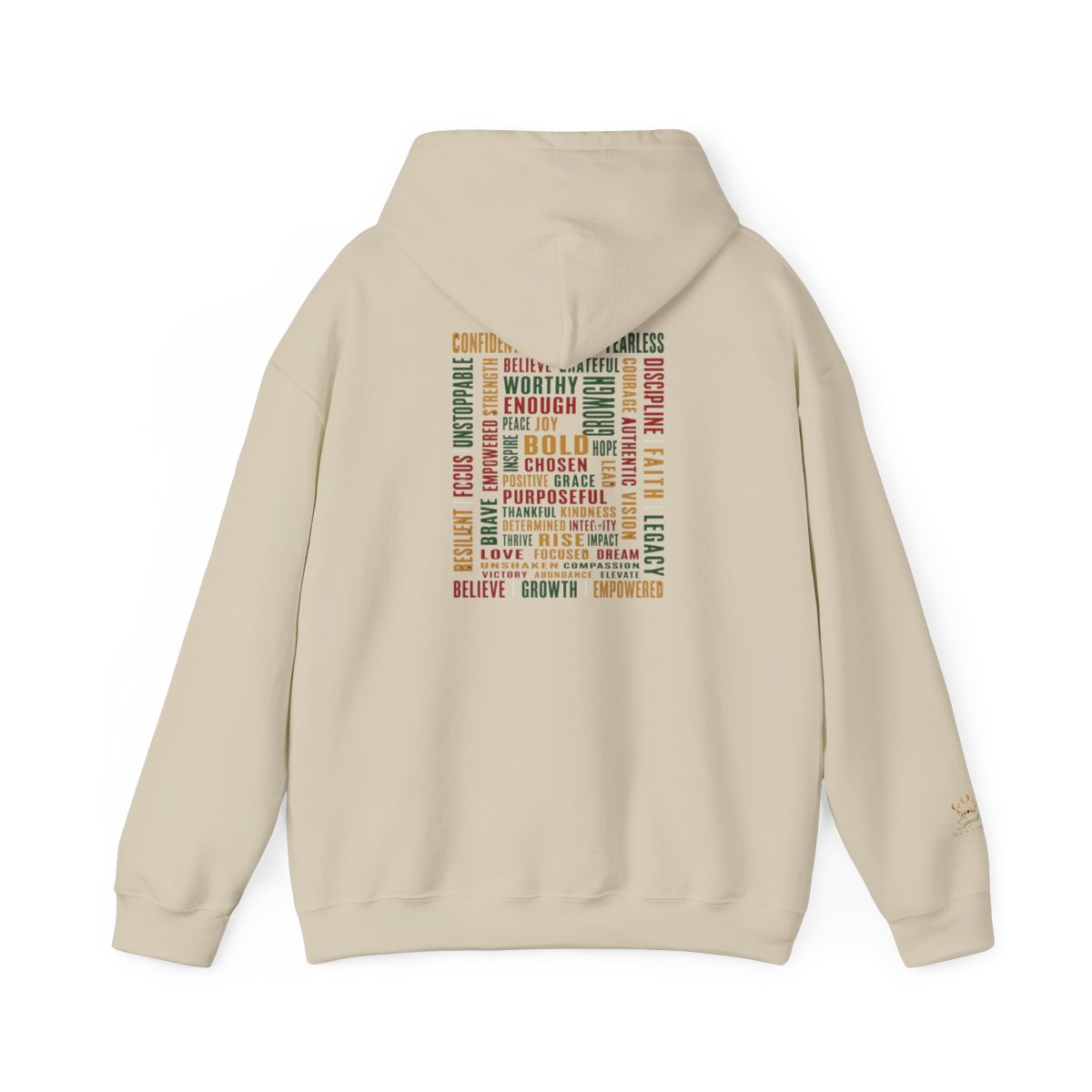 Speak Your Worth — Men's Empowerment Hoodie