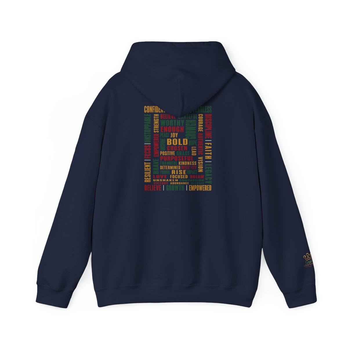 Speak Your Worth — Men's Empowerment Hoodie