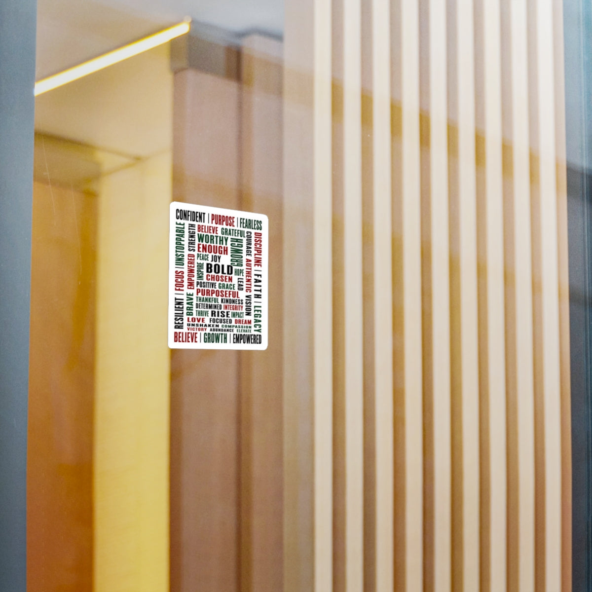Speak Your Worth Sticker — Inspiration Logo Sticker for Laptops, Water Bottles & Windows
