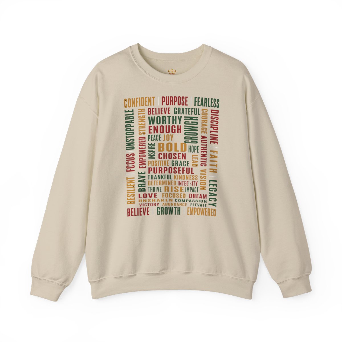 Speak Your Worth — Unisex Inspiration Crewneck