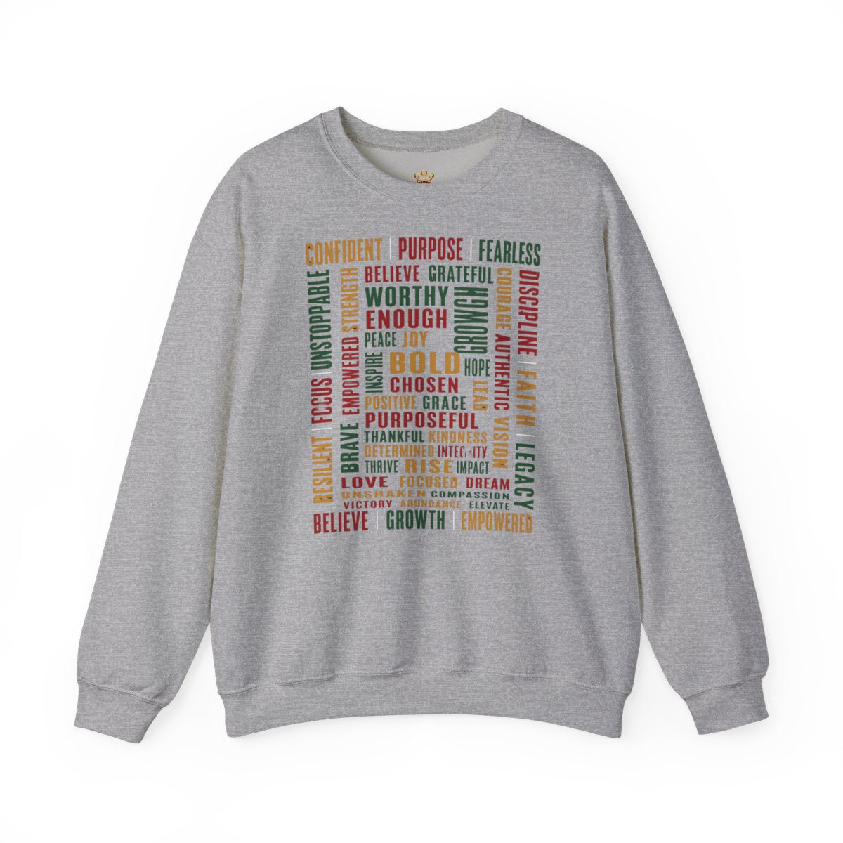 Speak Your Worth — Unisex Inspiration Crewneck