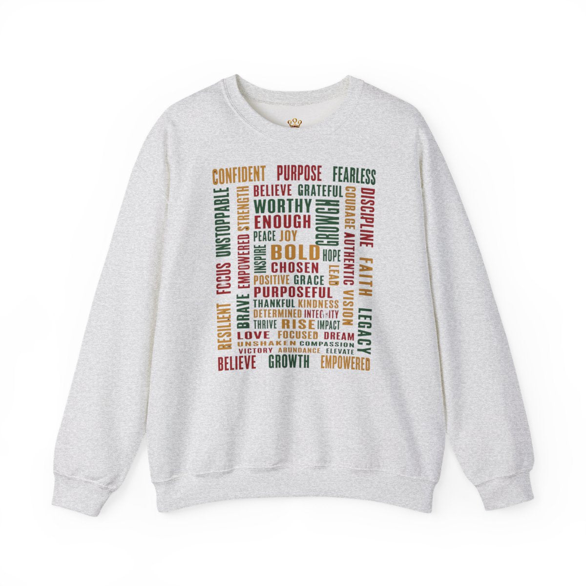 Speak Your Worth — Unisex Inspiration Crewneck