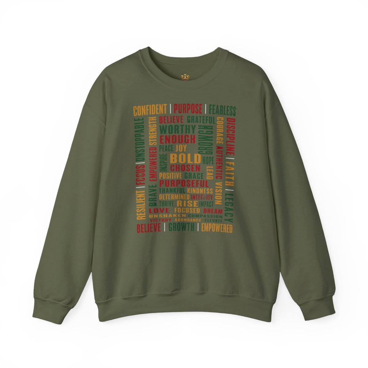 Speak Your Worth — Unisex Inspiration Crewneck