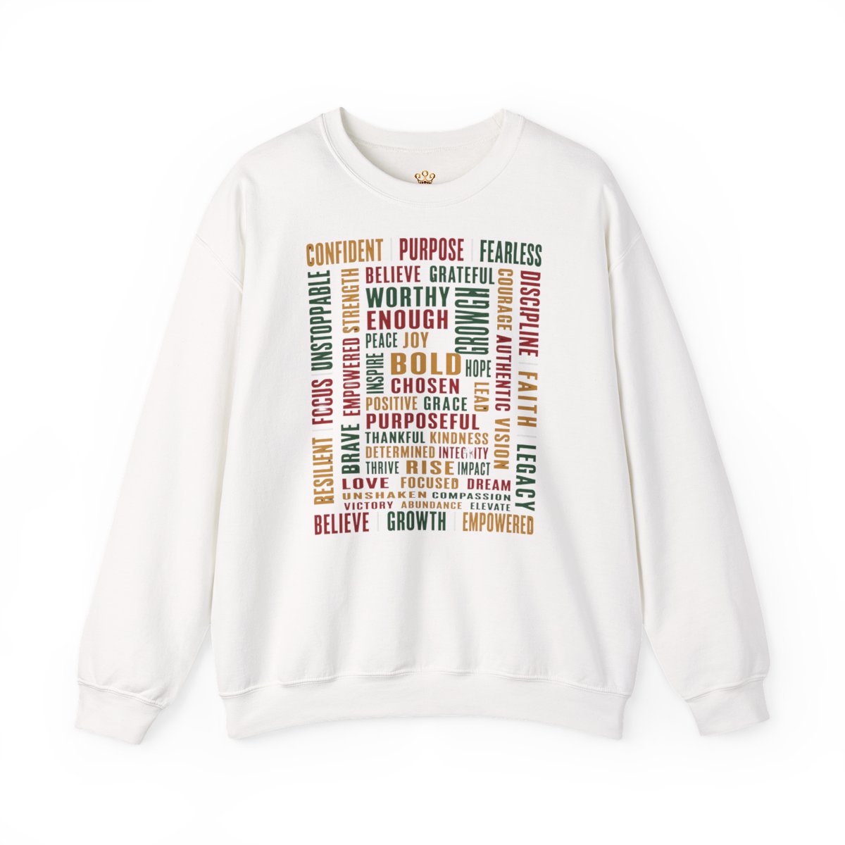 Speak Your Worth — Unisex Inspiration Crewneck