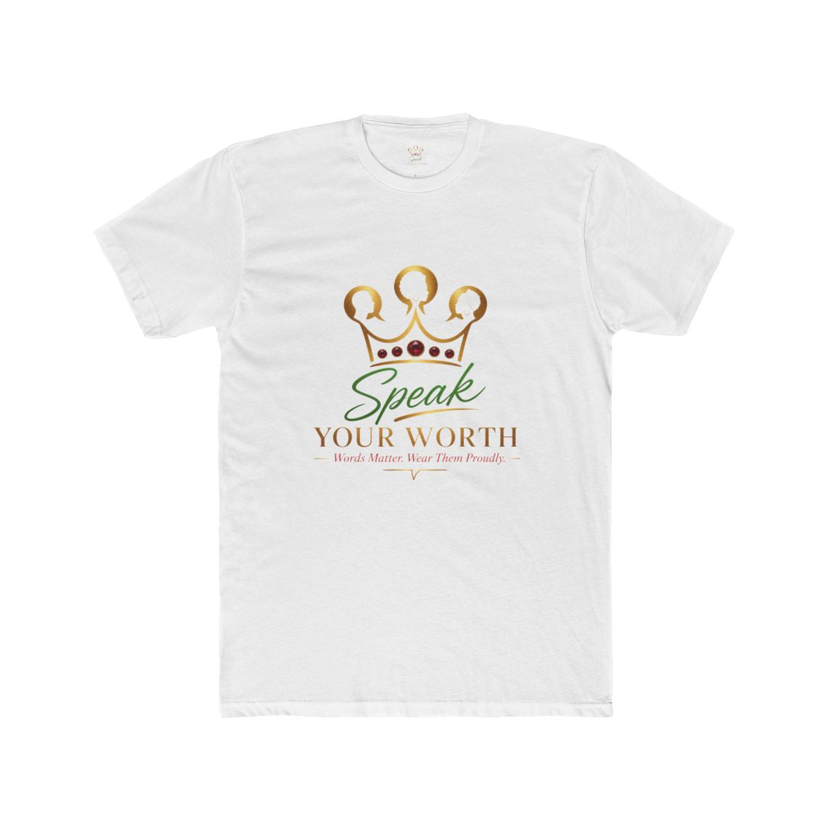 Speak Your Worth — Unisex Logo Graphic Tee