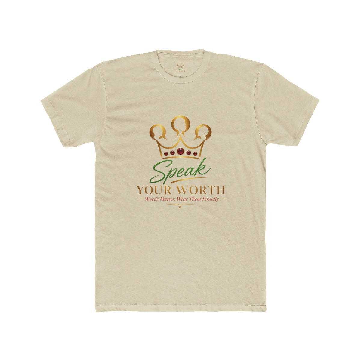 Speak Your Worth — Unisex Logo Graphic Tee
