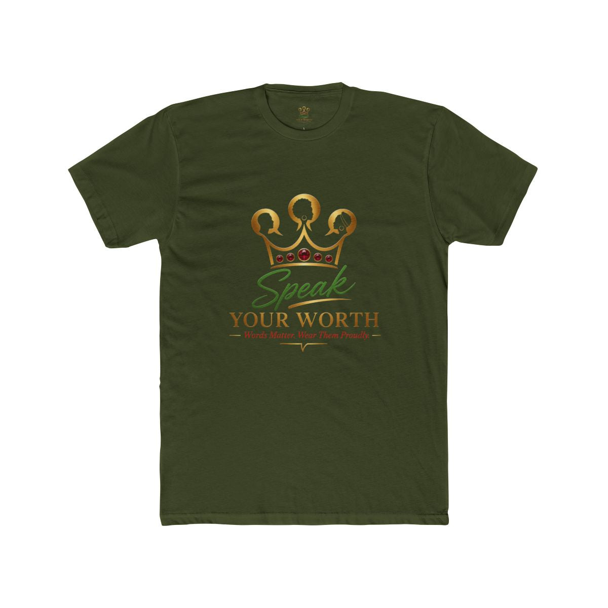 Speak Your Worth — Unisex Logo Graphic Tee