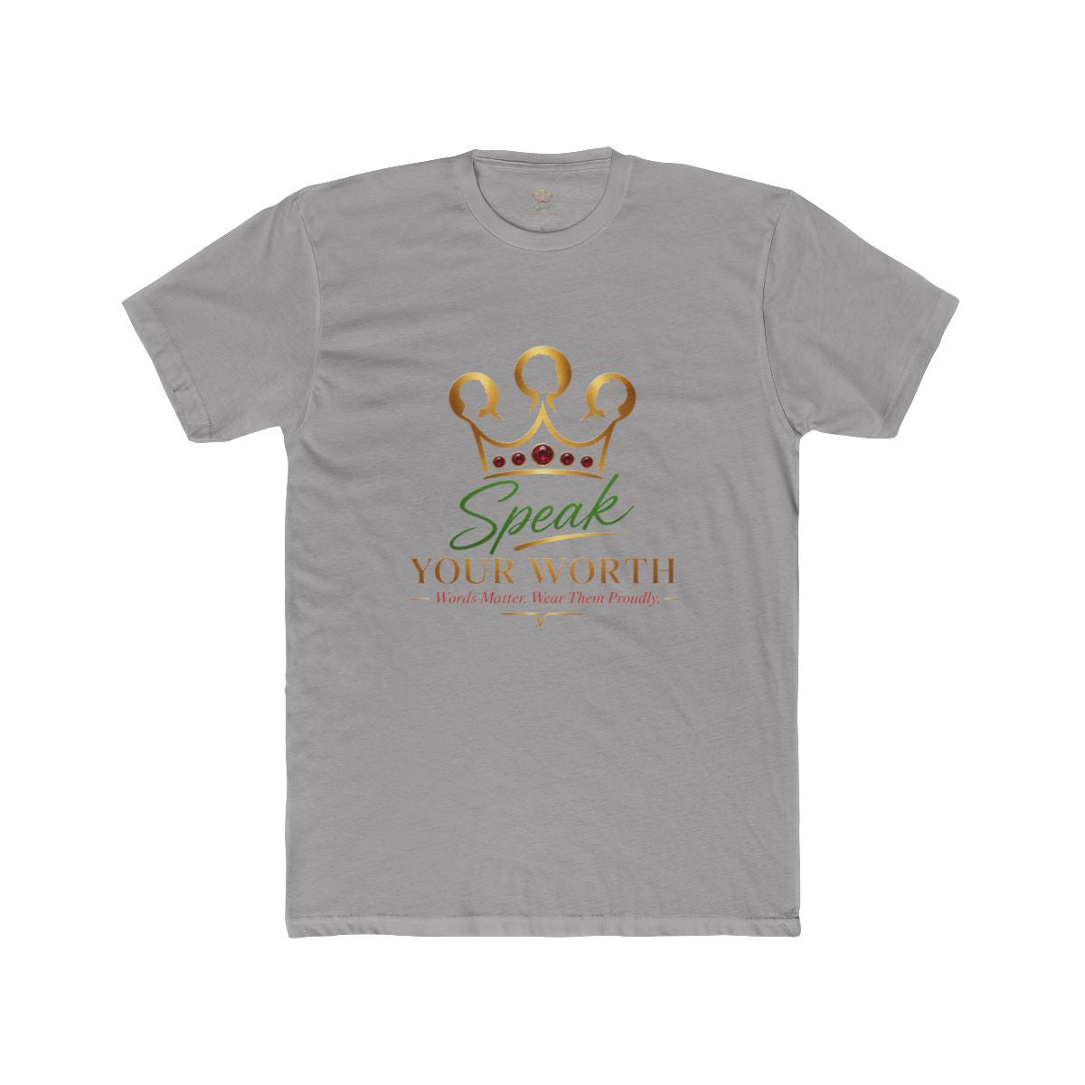 Speak Your Worth — Unisex Logo Graphic Tee