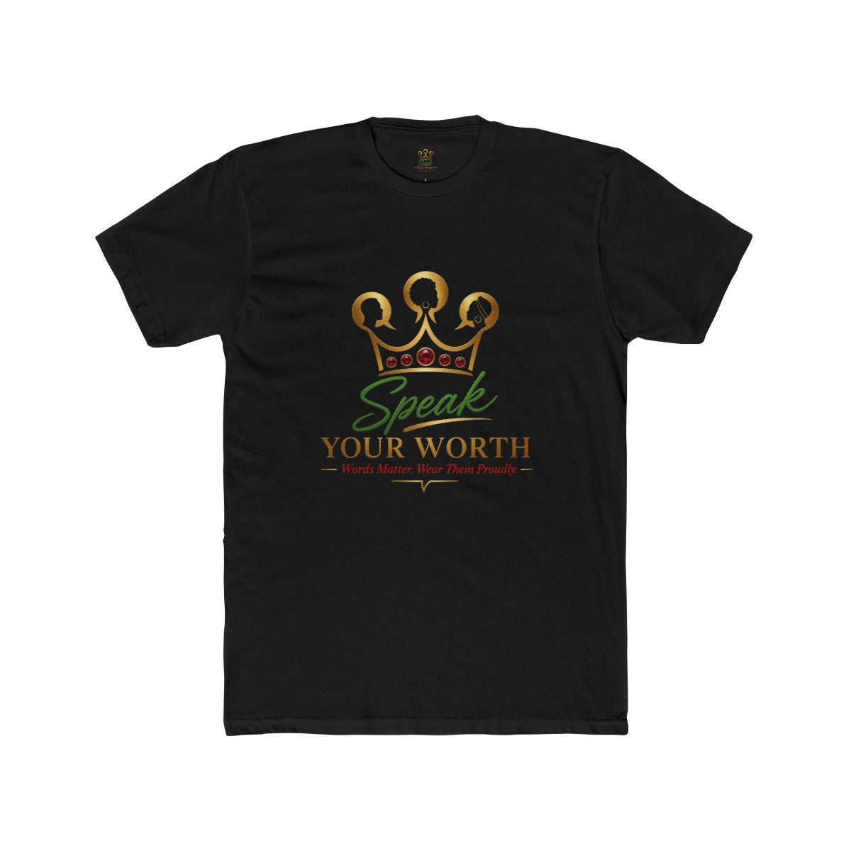 Speak Your Worth — Unisex Logo Graphic Tee