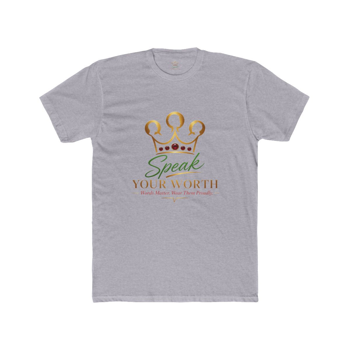 Speak Your Worth — Unisex Logo Graphic Tee