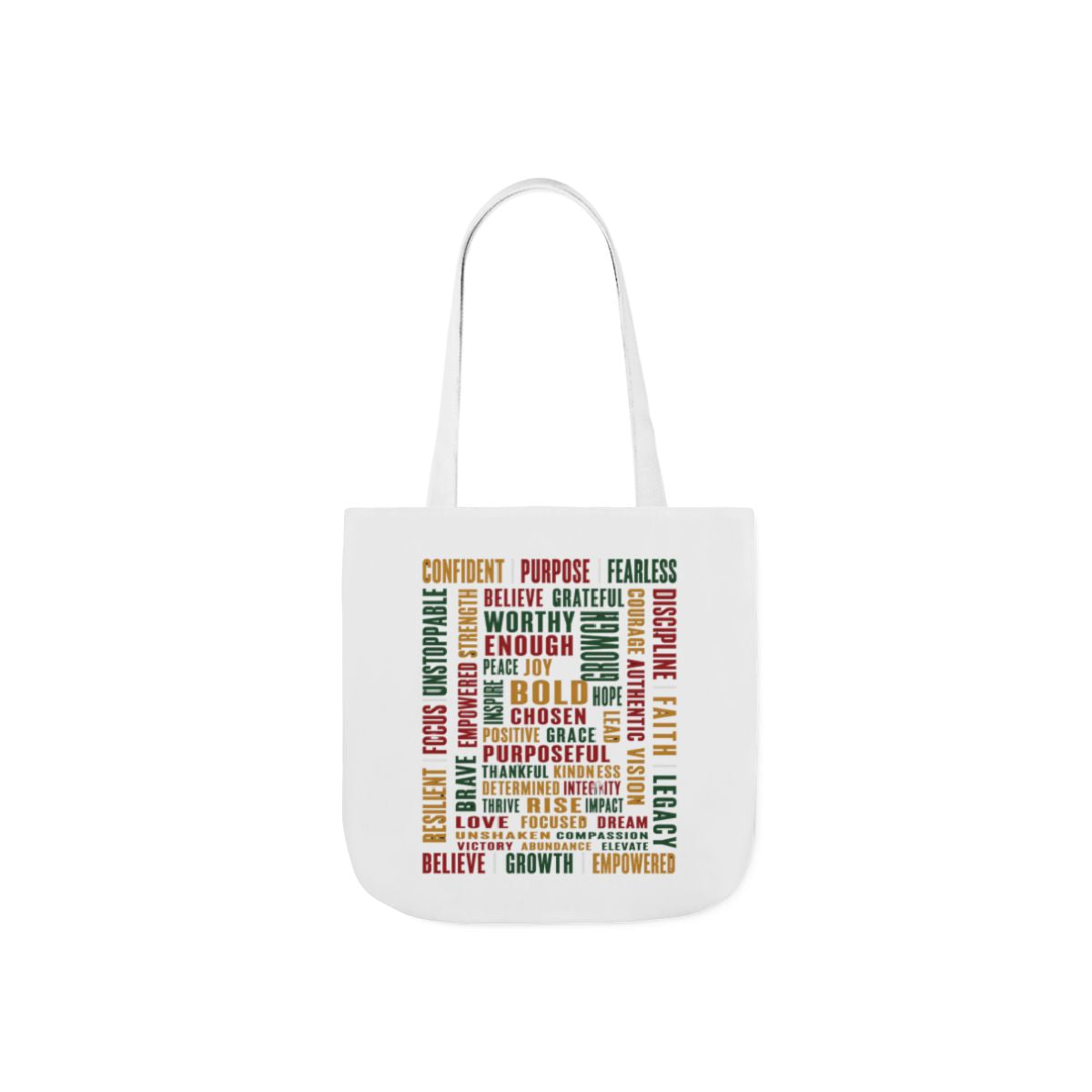 Speak Your Worth — Women's Canvas Logo Everyday Tote Bag
