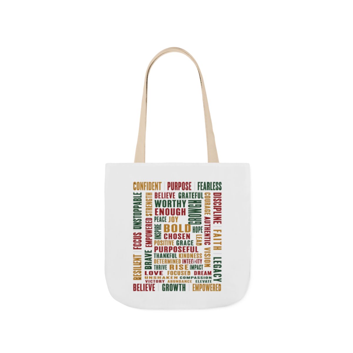 Speak Your Worth — Women's Canvas Logo Everyday Tote Bag