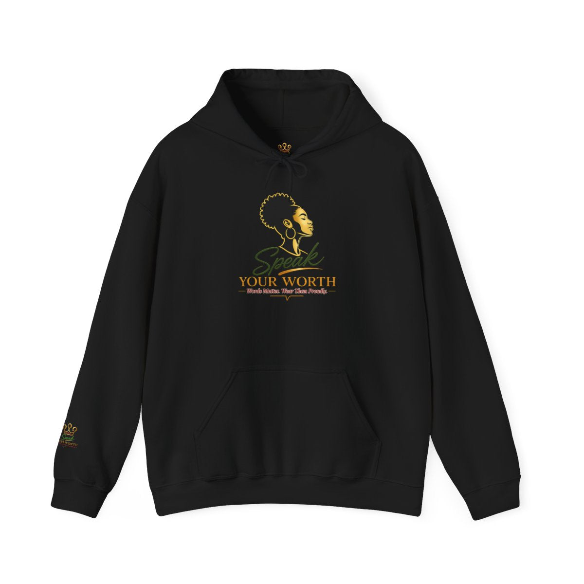 Speak Your Worth — Women's Empowerment Signature Hoodie