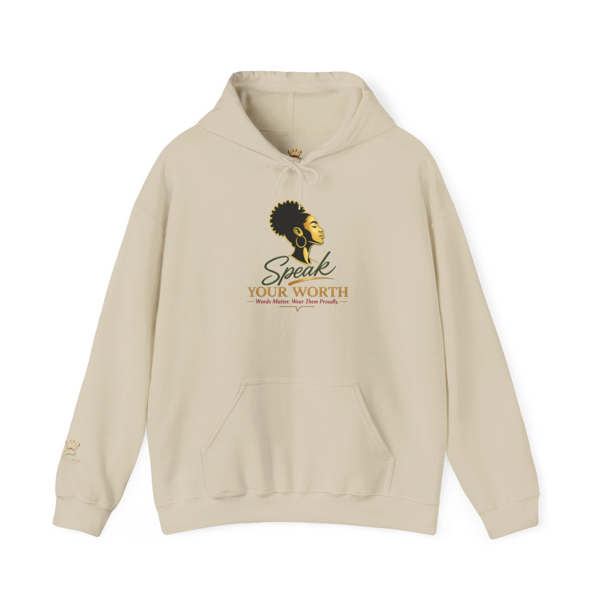 Speak Your Worth — Women's Empowerment Signature Hoodie