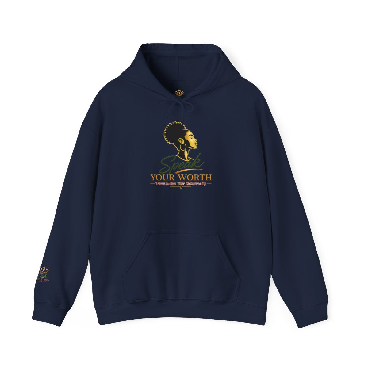 Speak Your Worth — Women's Empowerment Signature Hoodie