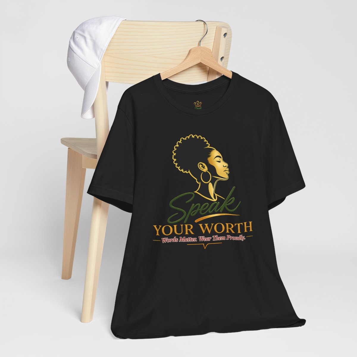 Speak Your Worth — Women's Empowerment Tee with Affirmations