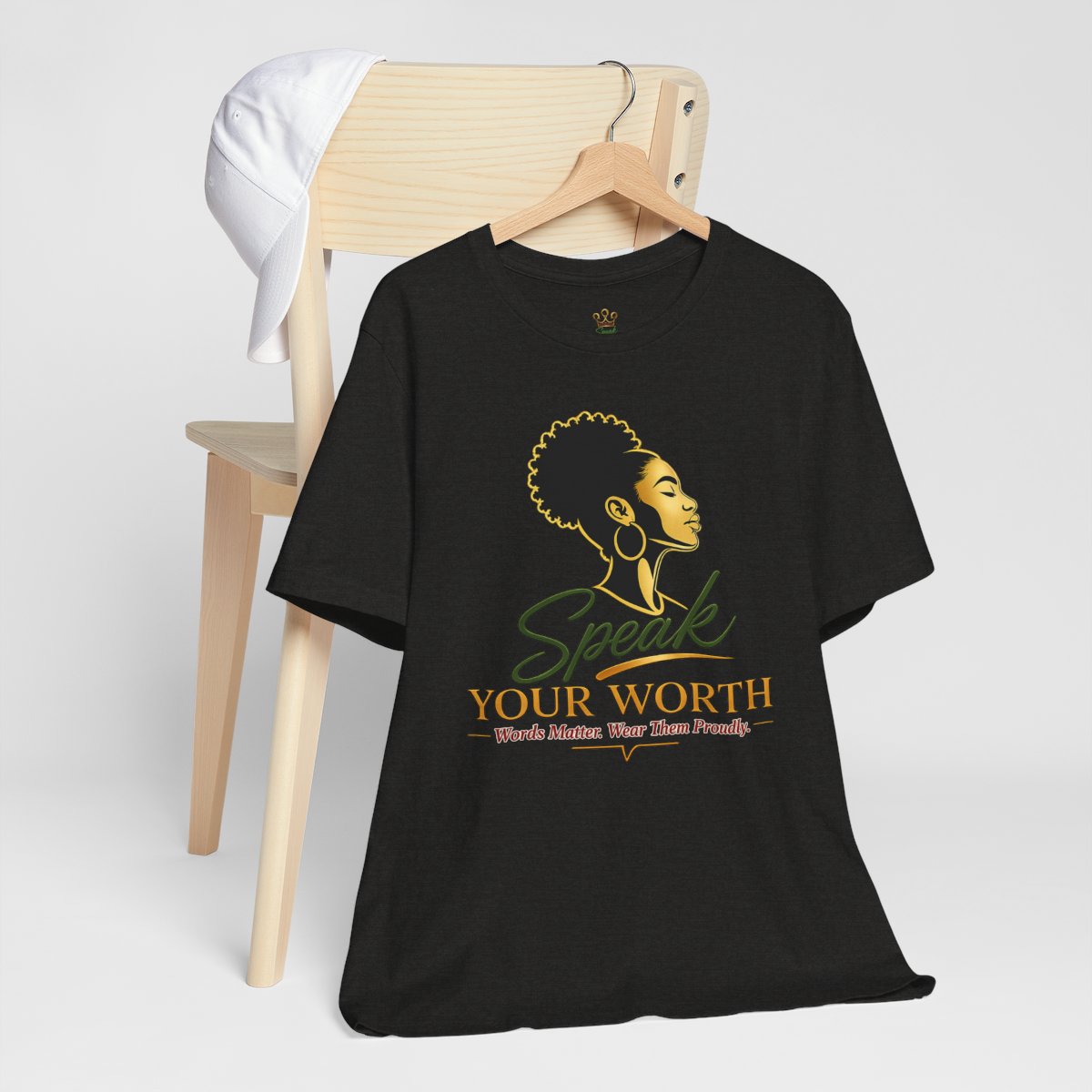 Speak Your Worth — Women's Empowerment Tee with Affirmations