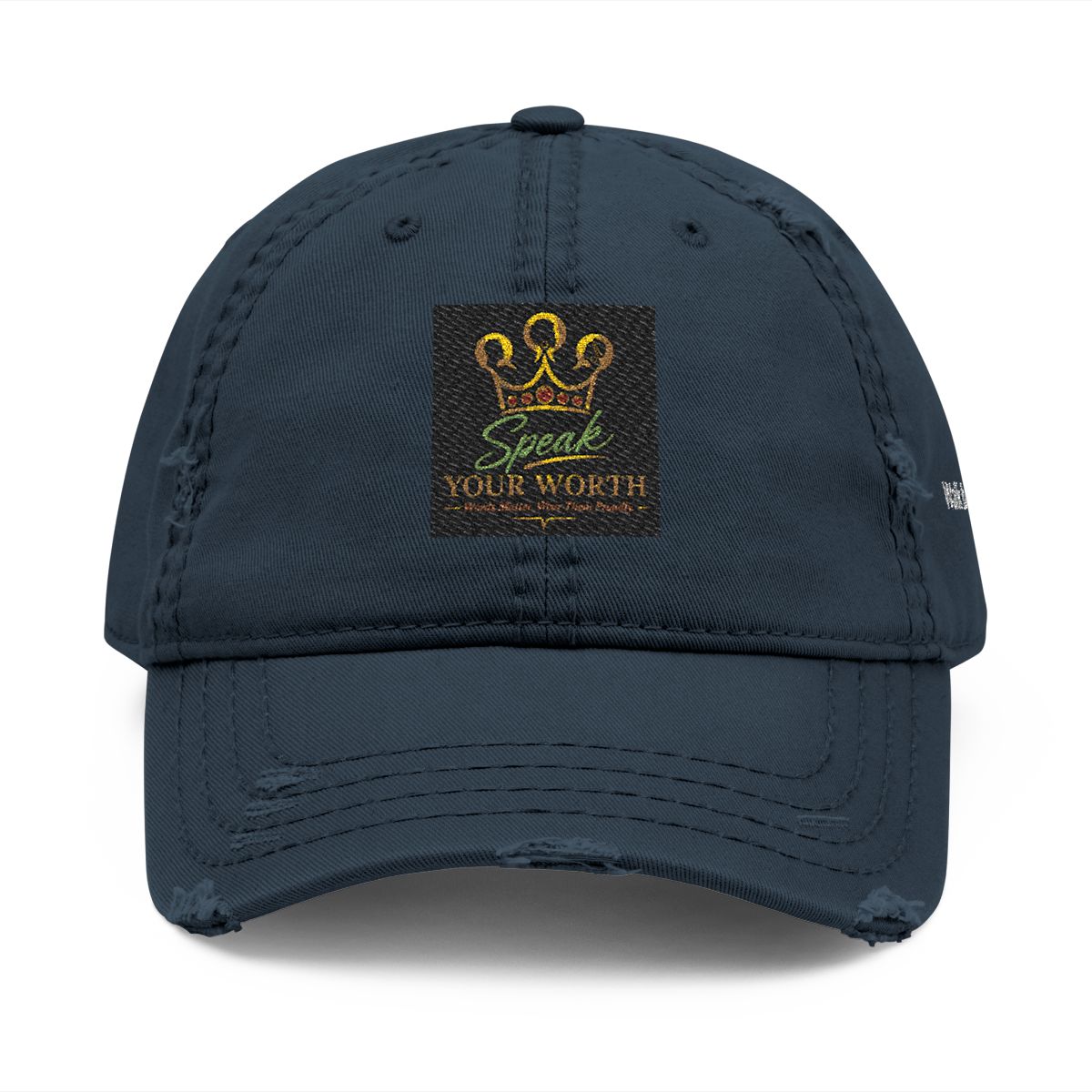 Speak Your Worth – Women's Logo Embroidered Vintage Baseball Cap